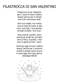 Filastrocca di San Valentino (G.Bordi)