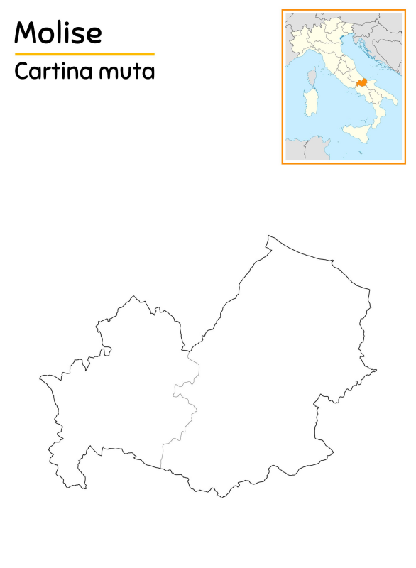 Cartina geografica Molise