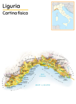 Cartine geografiche della Liguria