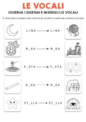 La vocale differente1
