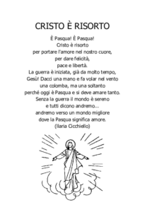 Cristo è risorto