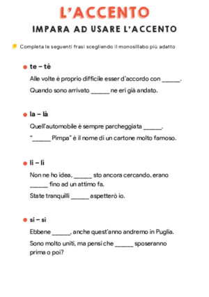 Monosillabi Accento2