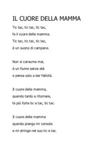 Il cuore della mamma