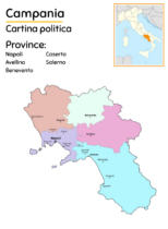 Cartine geografiche della Campania