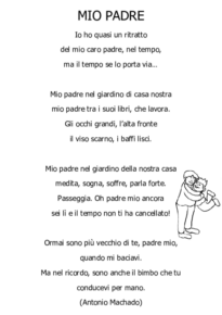 Mio Padre (A.Machado)