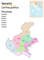 Cartine geografiche del Veneto