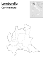 Cartine geografiche della Lombardia
