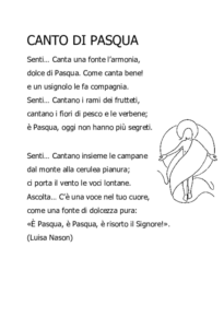 Canto di Pasqua