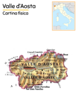 Cartine geografiche della Valle d’Aosta