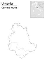 Cartine geografiche dell’Umbria