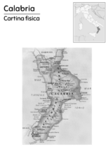 Cartine geografiche della Calabria