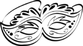 Disegni di Carnevale da colorare