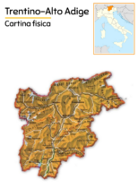 Cartine geografiche del Trentino Alto Adige