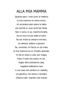 Alla mia mamma (E.Giacone)