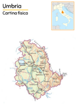 Cartine geografiche dell’Umbria