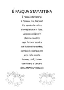 È Pasqua Stamattina (D.McArthur Rebucci)