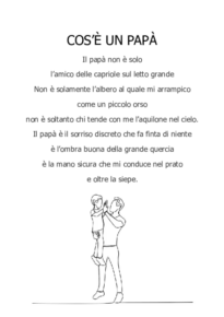 Cos’è un Papà