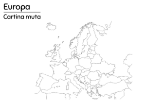 europa cartina muta bn