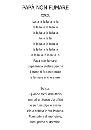 Papà Non Fumare