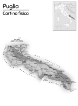 Cartine geografiche della Puglia