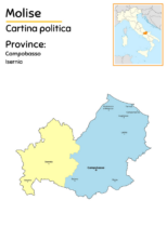Cartine geografiche del Molise