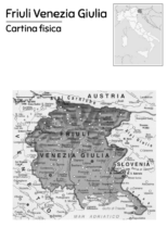 Cartine geografiche del Friuli Venezia Giulia