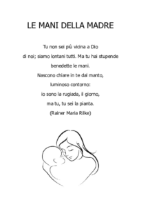 Le Mani della Madre (R.M.Rilke)