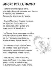 Amore per la mamma