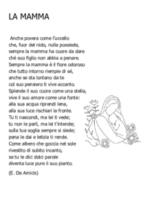 La Mamma (De Amicis)
