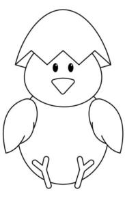 Printable-Easter-Coloring-Page-Chicks-3-791×1024