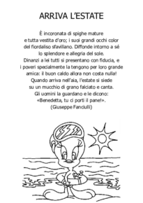 Arriva l’estate (G.Fanciulli)