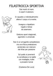 Filastrocca sportiva