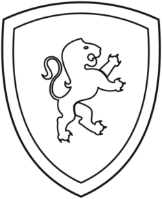 Scudo da colorare  2
