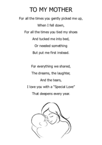To My Mother