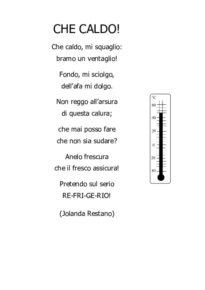 Che caldo (J.Restano)