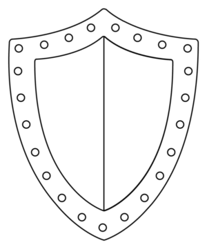 Scudo da colorare  5