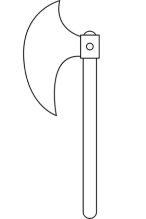 Disegni asce e alabarde  5
