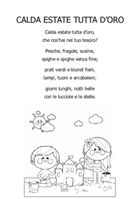 Calda estate tutta d’oro