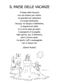 Il Paese delle Vacanze (G.Rodari)