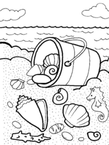Disegni Estate in spiaggia  25
