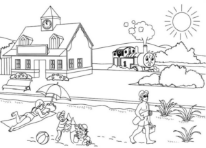 Bambini in spiaggia  9