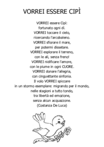 Vorrei essere Cipì