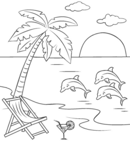 Disegni Estate in spiaggia  35
