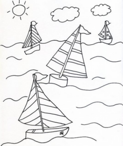 Disegni Estate in spiaggia  31