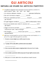 Articoli Partitivi