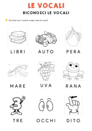 Cerchia le vocali  5