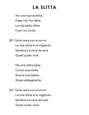 La slitta