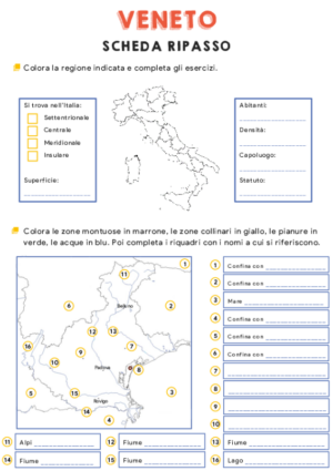 Scheda ripasso – Veneto