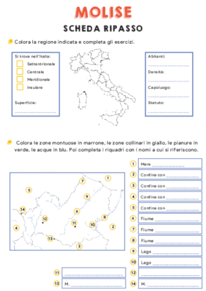 Scheda ripasso – Molise