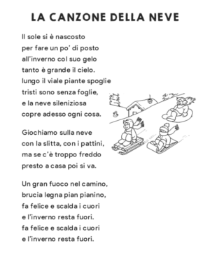 La Canzone Della Neve